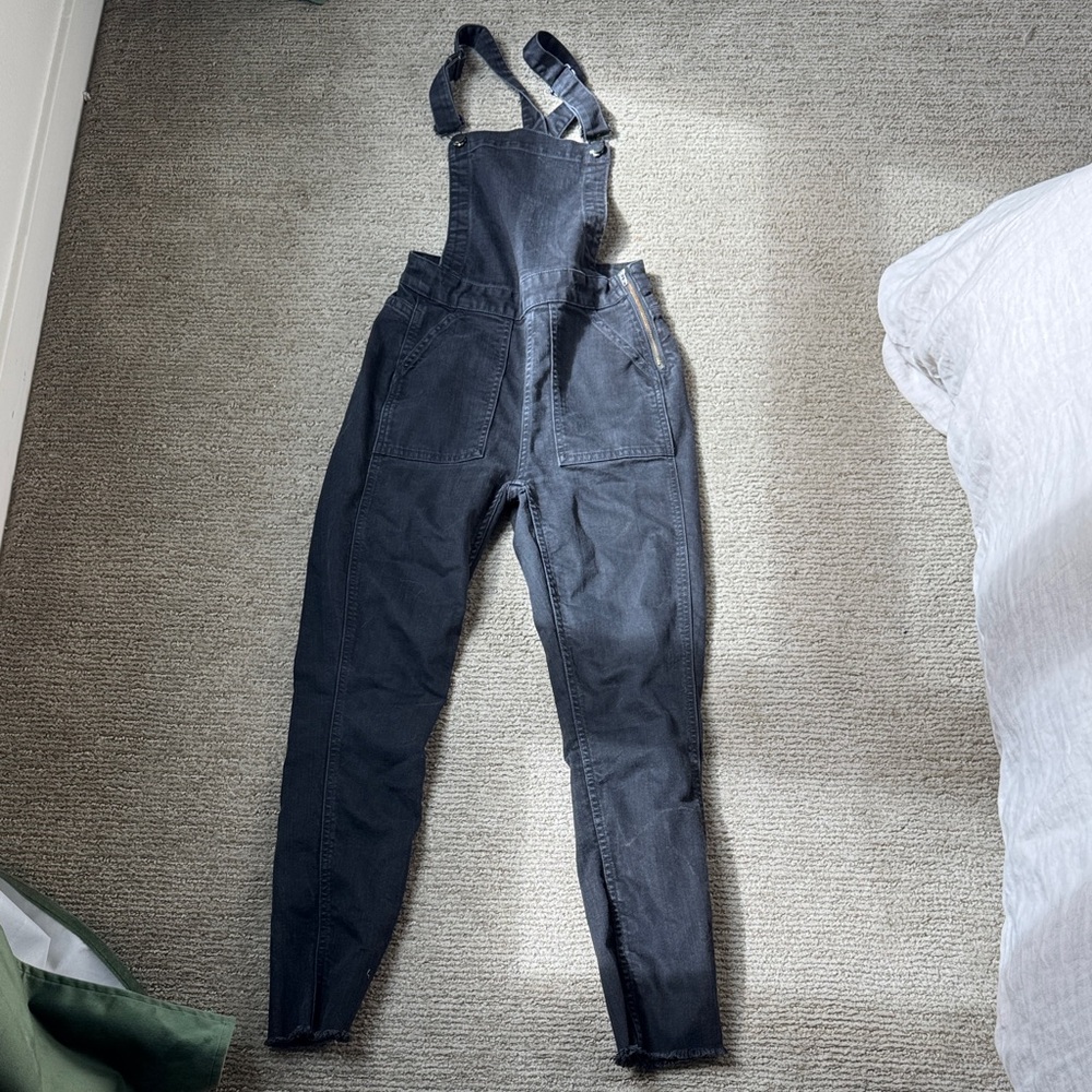 Madewell Black Denim Women's Overalls Jeans - size XS